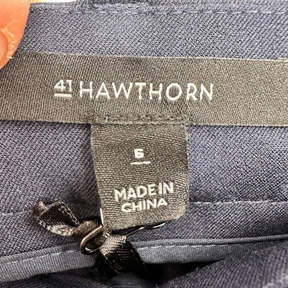 New 41Hawthorn Rosabel‎ 5” Shorts Blue Knit Size 6 Stitch Fix - Picture 6 of 9